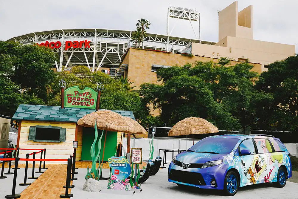 Toyota-SpongeBob-Nickelodeon-08-Booth-Graphics-at-SDCC-2019-San-Diego-Comic-Con-Glow-Exhibitions-Events-Experiences-Projects-Small