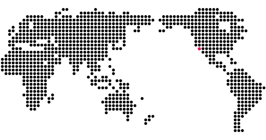 glow international reach map